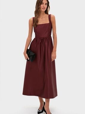 Tuckernuck Burgundy Maxi Dress, brand new with broken zipper.